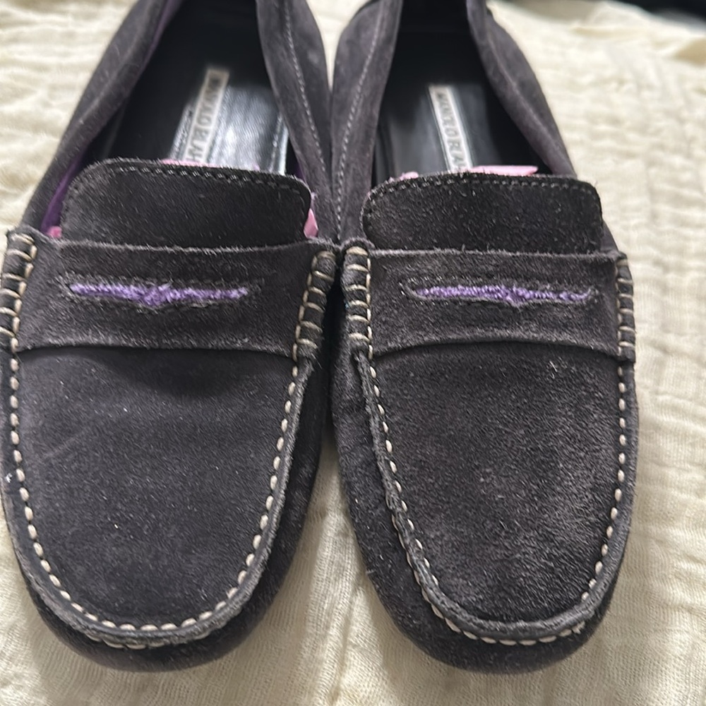 COPY - Manolo Blahnik Roadster Suede loafers Size 37 1/2